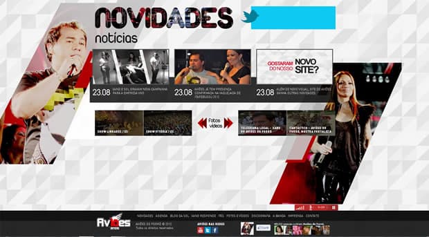 Chegou o novo site do Aviões do Forró!