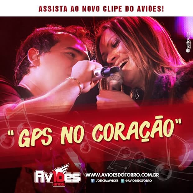Aviões do Forró lança clipe da música “GPS no Coração”