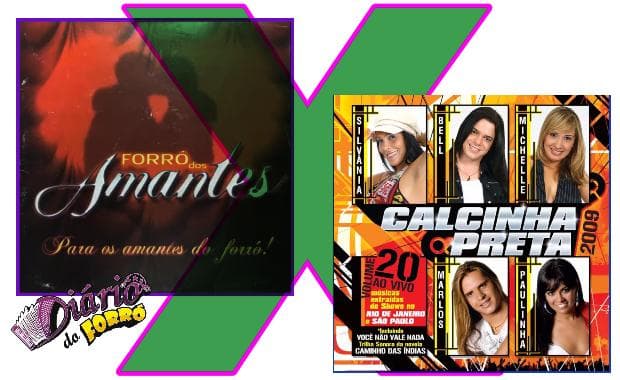 Forró dos Amantes e Calcinha Preta ilustram a nova edição do quadro “Primeira e Segunda Versão”