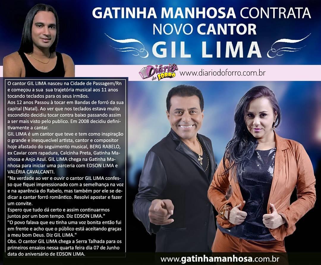 Gil Lima - Gatinha Manhosa contrata novo cantor