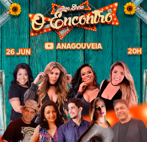 "O Encontro" - Ex-cantores do Forró Calcinha Preta se apresentam em Live solidária